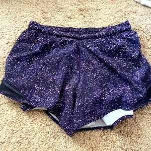 Lululemon hottie hot 4inch purple specked shorts “4 inch”